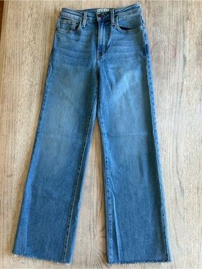 L.T.J High-Rise Straight-Leg Jeans in Medium Blue